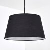 Bassagoda Hanglamp, Hanglamp Zwart, Wit, 1-licht