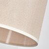 Bassagoda Hanglamp, Hanglamp Beige, Wit, 1-licht