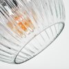 Ripoll Plafondlamp, Kogellampje Amber, Duidelijk, Rookkleurig, 5-lichts