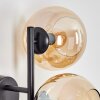 Koyoto Kogellampje, Wandlamp Amber, 3-lichts
