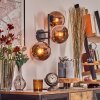 Koyoto Kogellampje, Wandlamp Koperkleurig, 3-lichts