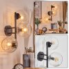 Koyoto Kogellampje, Wandlamp Duidelijk, 3-lichts