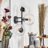 Koyoto Kogellampje, Wandlamp Duidelijk, 3-lichts
