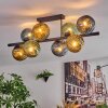 Koyoto Plafondlamp, Kogellampje Blauw, Goud, Groen, 8-lichts
