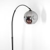 Ripoll Staande lamp, Booglampen Zwart, 1-licht