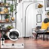 Ripoll Staande lamp, Booglampen Zwart, 1-licht