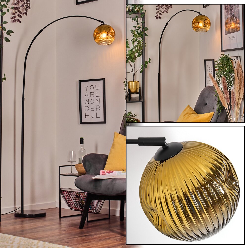 Ripoll Staande lamp Zwart, 1-licht main product photo