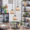 Koyoto Hanglamp, Kogellampje, Cluster hanglamp 30 cm Amber, 3-lichts