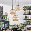 Koyoto Hanglamp, Kogellampje, Cluster hanglamp 30 cm Amber, 3-lichts