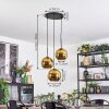 Koyoto Hanglamp, Kogellampje, Cluster hanglamp 30 cm Goud, 3-lichts