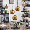 Koyoto Hanglamp, Kogellampje, Cluster hanglamp 30 cm Goud, 3-lichts