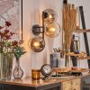 Koyoto Kogellampje, Wandlamp Amber, Duidelijk, Rookkleurig, 3-lichts