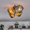 Koyoto Plafondlamp, Kogellampje Blauw, Goud, Groen, 4-lichts