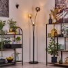 Ripoll Kogellampje, Staande lamp Amber, Duidelijk, Rookkleurig, 3-lichts