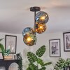 Ripoll Plafondlamp, Kogellampje Blauw, Goud, Groen, 4-lichts