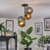 Ripoll Plafondlamp, Kogellampje Blauw, Goud, Groen, 4-lichts