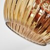 Ripoll Plafondlamp, Kogellampje Chroom, Goud, Koperkleurig, Rookkleurig, 5-lichts