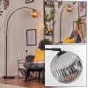 Ripoll Staande lamp, Booglampen Zwart, 1-licht