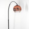 Ripoll Staande lamp, Booglampen Zwart, 1-licht