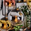 Gastor Hanglamp, Kogellampje, Hanglamp Chroom, Goud, Duidelijk, Koperkleurig, Rookkleurig, 6-lichts