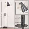 Terwispel Staande lamp Antraciet, Grijs, Zwart, 1-licht