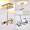 Florenz Plafondlamp LED Chroom, 2-lichts