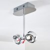 Florenz Plafondlamp LED Chroom, 2-lichts