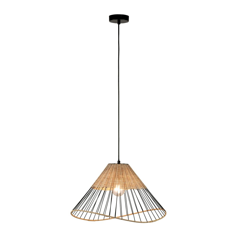 Leuchten-Direkt REED Hanglamp Hout licht, 1-licht main product photo