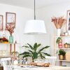 Bassagoda Hanglamp, Hanglamp Wit, 1-licht