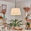 Bassagoda Hanglamp, Hanglamp Wit, 1-licht