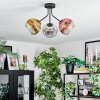 Koyoto Plafondlamp, Kogellampje 42 cm Chroom, Goud, Duidelijk, Koperkleurig, Rookkleurig, 3-lichts