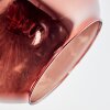 Ripoll Plafondlamp, Kogellampje Chroom, Goud, Koperkleurig, Rookkleurig, 7-lichts