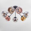 Ripoll Plafondlamp, Kogellampje Chroom, Goud, Duidelijk, Koperkleurig, Rookkleurig, 7-lichts