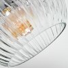 Ripoll Plafondlamp, Kogellampje Duidelijk, Rookkleurig, 7-lichts