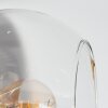 Koyoto Plafondlamp, Kogellampje 32 cm Duidelijk, Rookkleurig, 4-lichts
