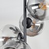 Koyoto Plafondlamp, Kogellampje 32 cm Duidelijk, Rookkleurig, 4-lichts