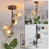 Ripoll Plafondlamp, Kogellampje Duidelijk, 4-lichts
