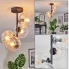Koyoto Plafondlamp, Kogellampje 32 cm Duidelijk, 4-lichts