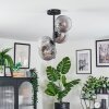 Koyoto Plafondlamp, Kogellampje 32 cm Duidelijk, Rookkleurig, 4-lichts