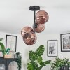 Koyoto Plafondlamp, Kogellampje Koperkleurig, 4-lichts