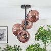 Koyoto Plafondlamp, Kogellampje Koperkleurig, 4-lichts