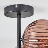 Koyoto Plafondlamp, Kogellampje Koperkleurig, 4-lichts