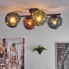 Ripoll Plafondlamp, Kogellampje Blauw, Groen, Koperkleurig, 4-lichts