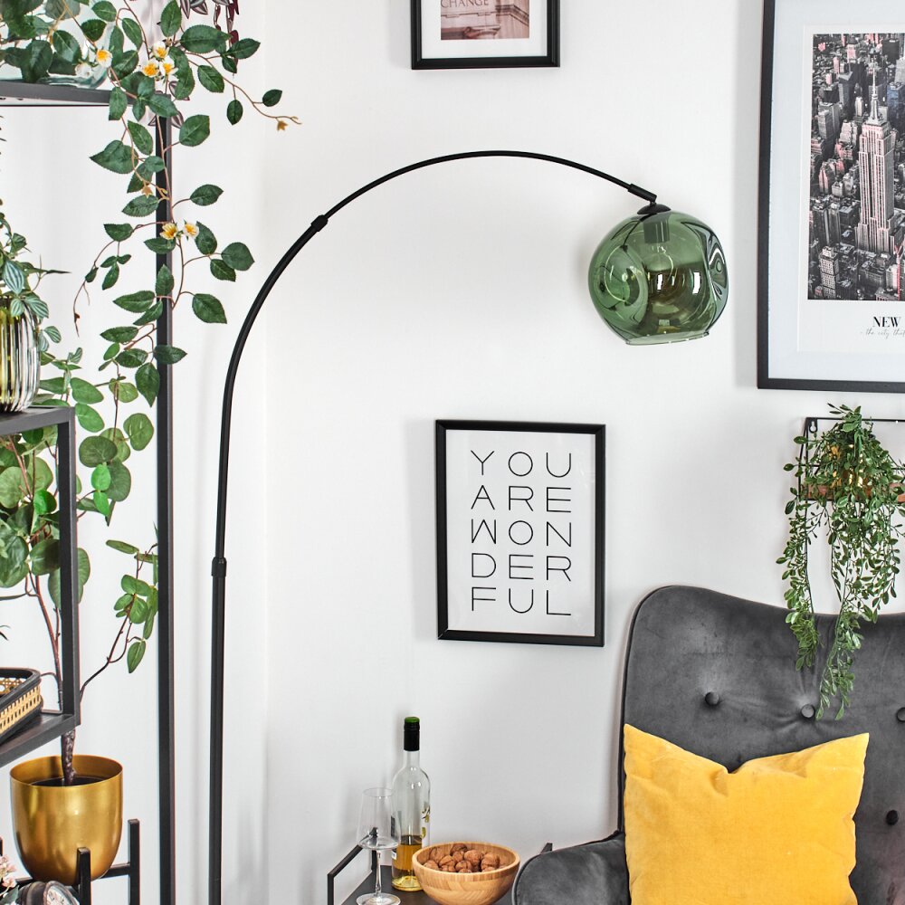 Ripoll Staande lamp Zwart, 1-licht