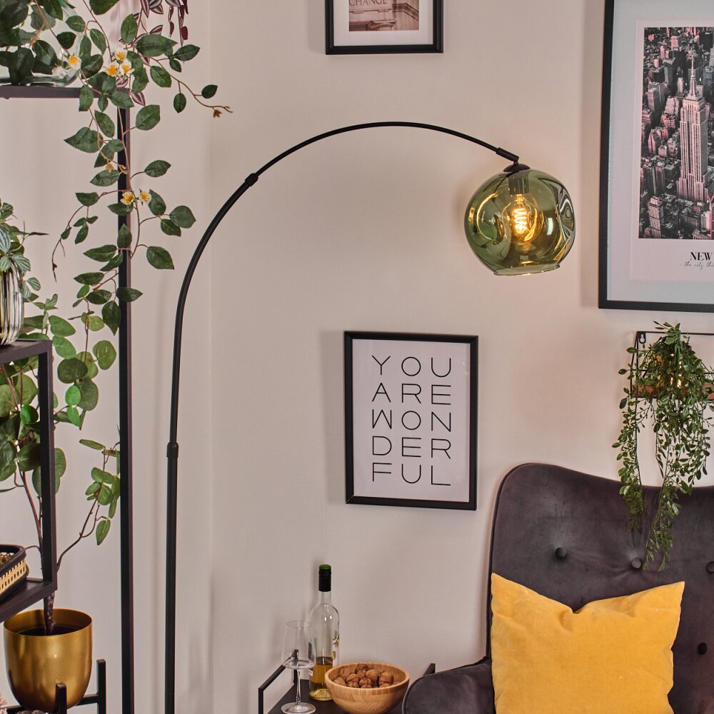 Ripoll Staande lamp Zwart, 1-licht