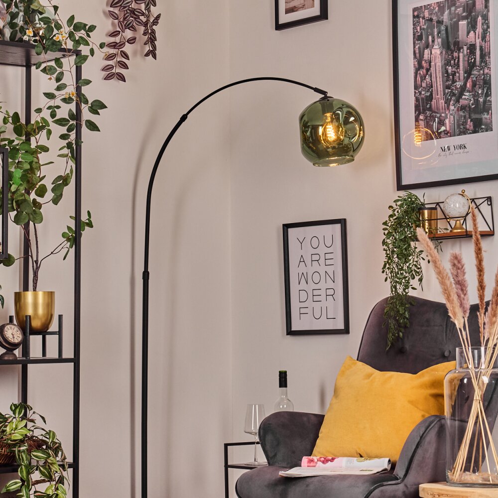 Ripoll Staande lamp Zwart, 1-licht