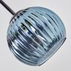 Koyoto Plafondlamp, Kogellampje 42 cm Blauw, Goud, Koperkleurig, 3-lichts