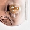 Ripoll Staande lamp Duidelijk, Koperkleurig, 3-lichts