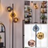 Ripoll Staande lamp Blauw, Goud, Koperkleurig, 3-lichts