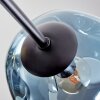 Ripoll Plafondlamp, Kogellampje Blauw, Goud, Koperkleurig, 7-lichts